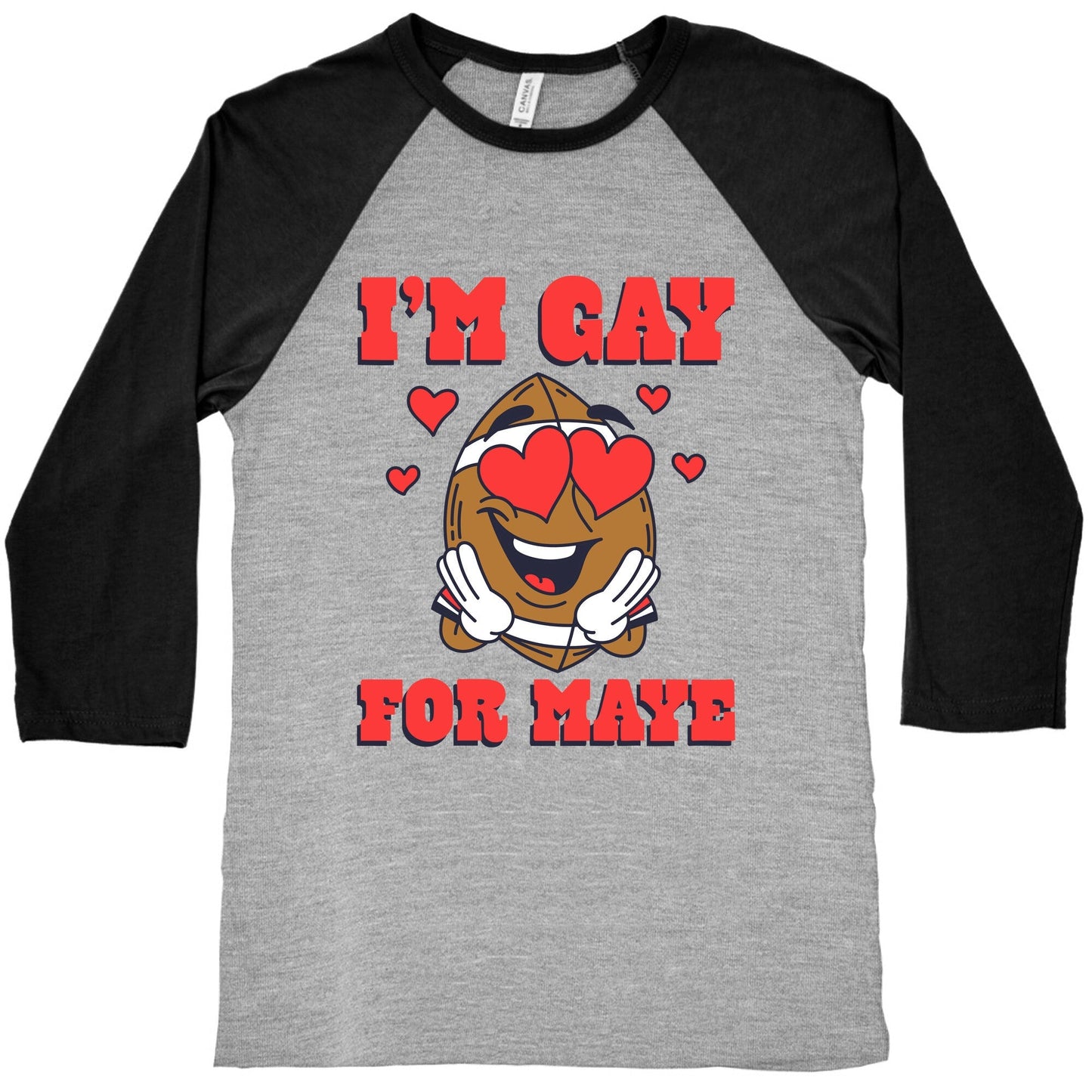 Gay for Maye Baseball Tee