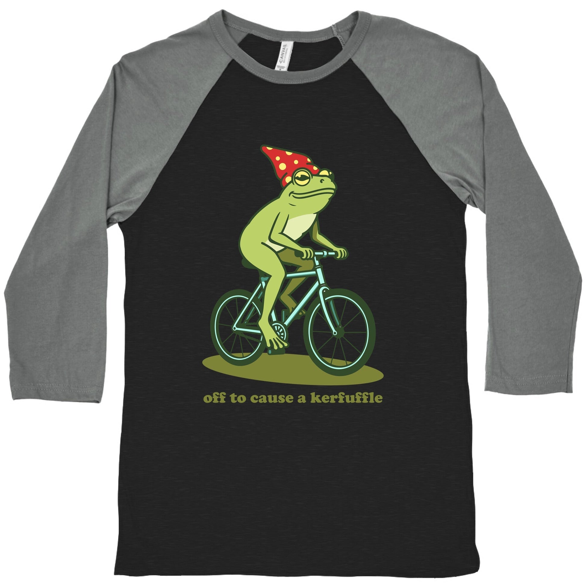 Off to Cause a Kerfuffle Baseball Tee
