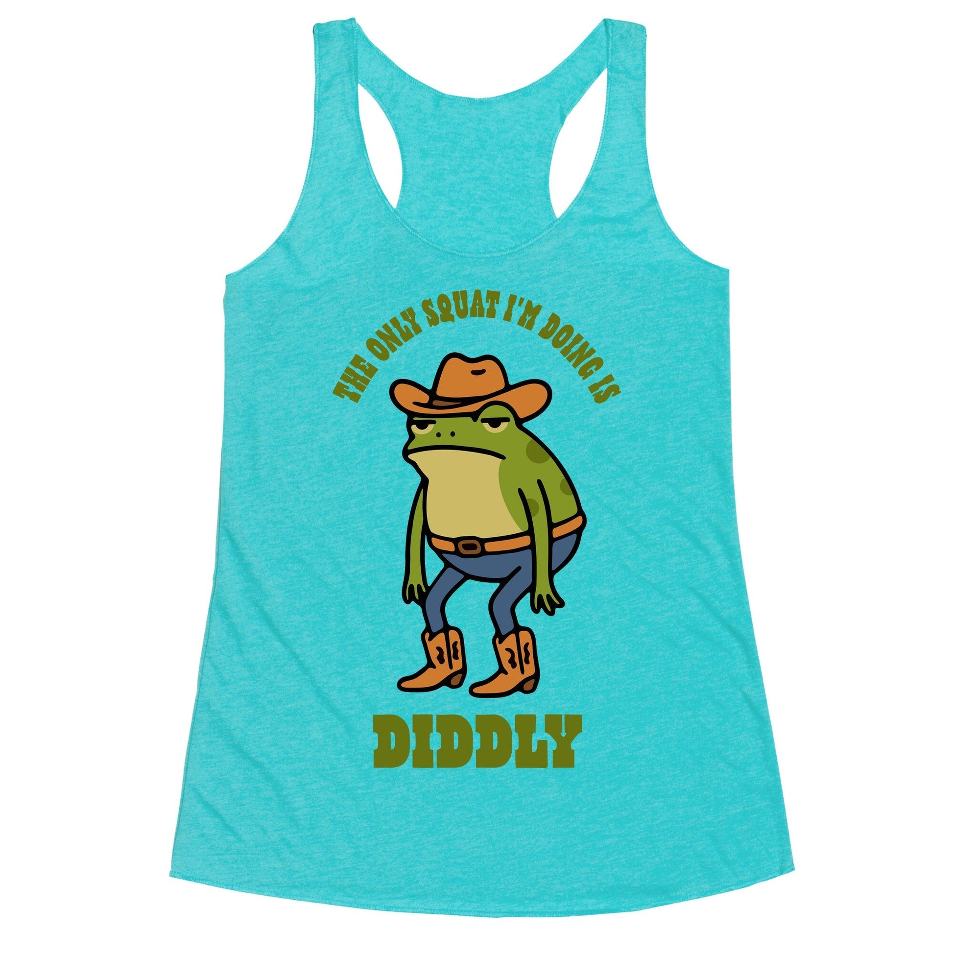 Diddly Squat Frog Racerback Tank