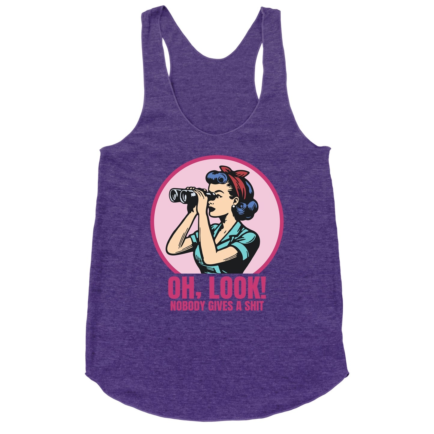 Nobody Gives A Shit Racerback Tank