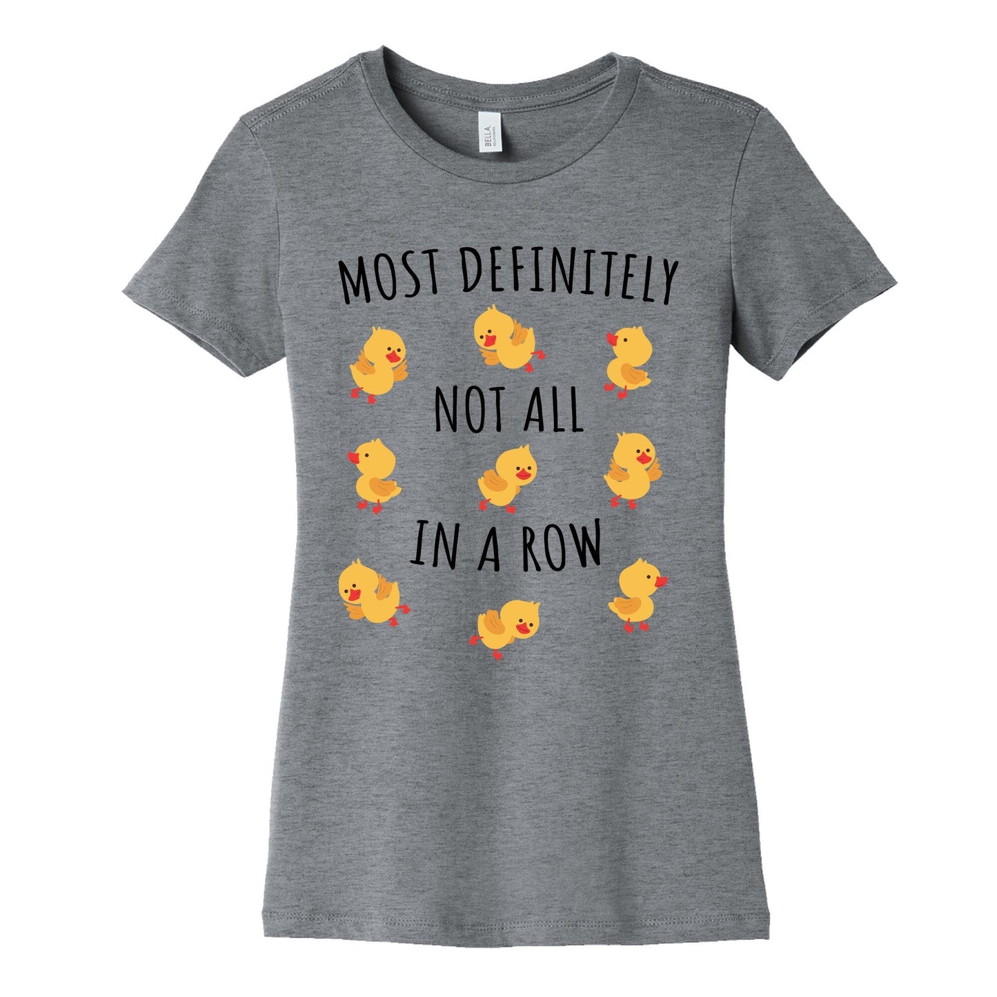 Not All In A Row Womens Cotton Tee