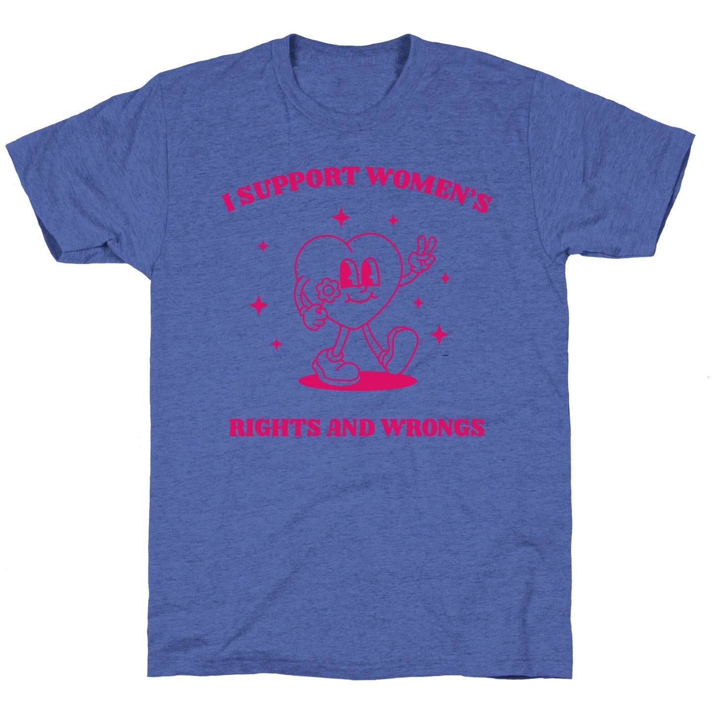 I Support Womens Rights And Wrongs Unisex Triblend Tee