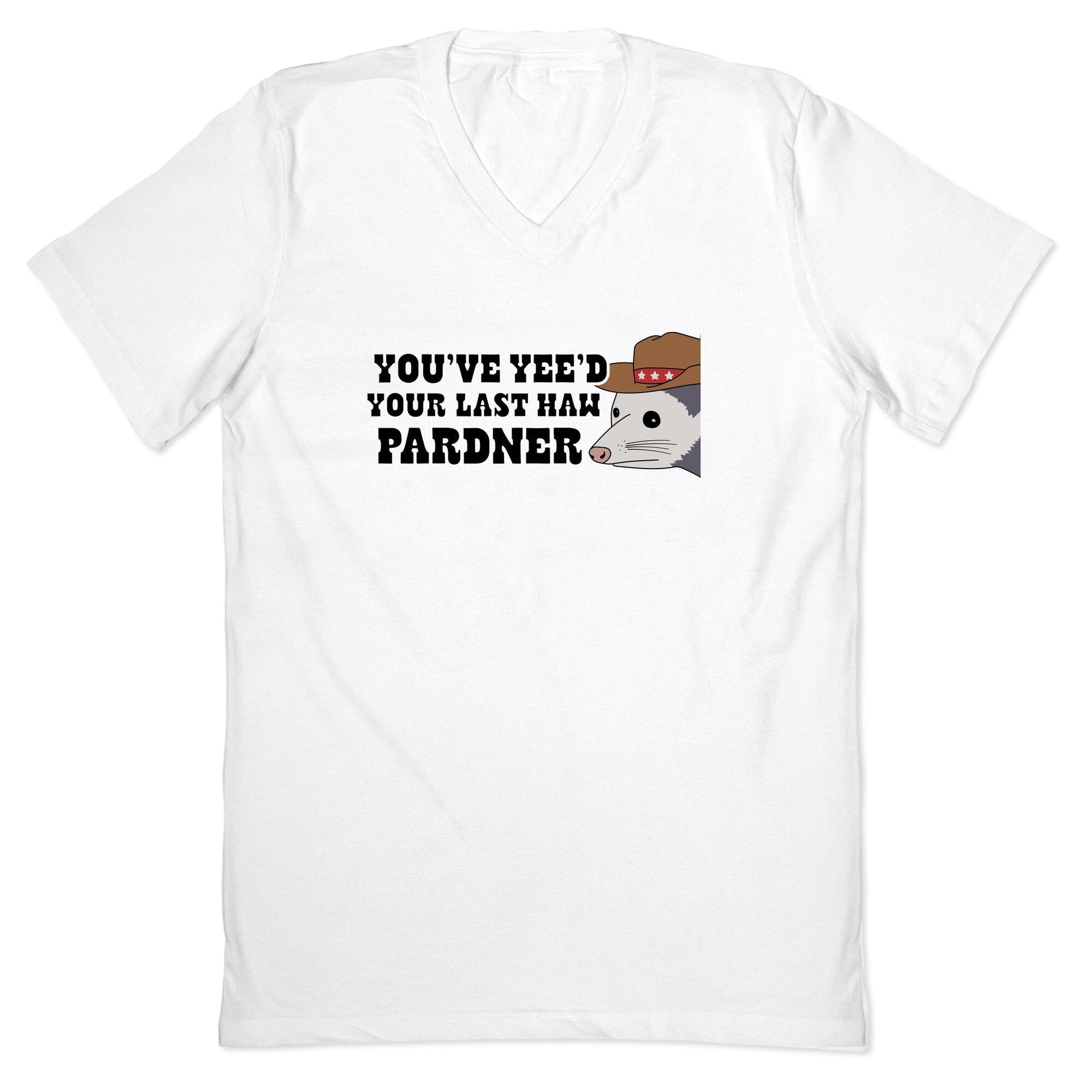 Youve Yees Your Last Haw Pardner V-Neck