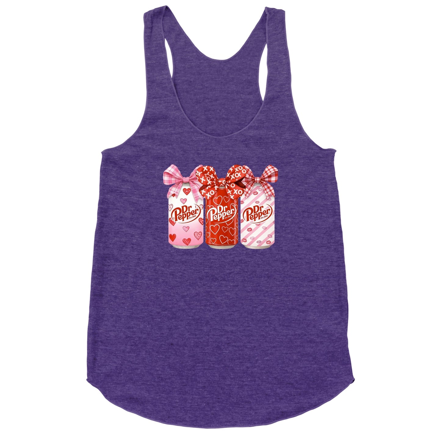 Dr. Pepper Valentine Racerback Tank