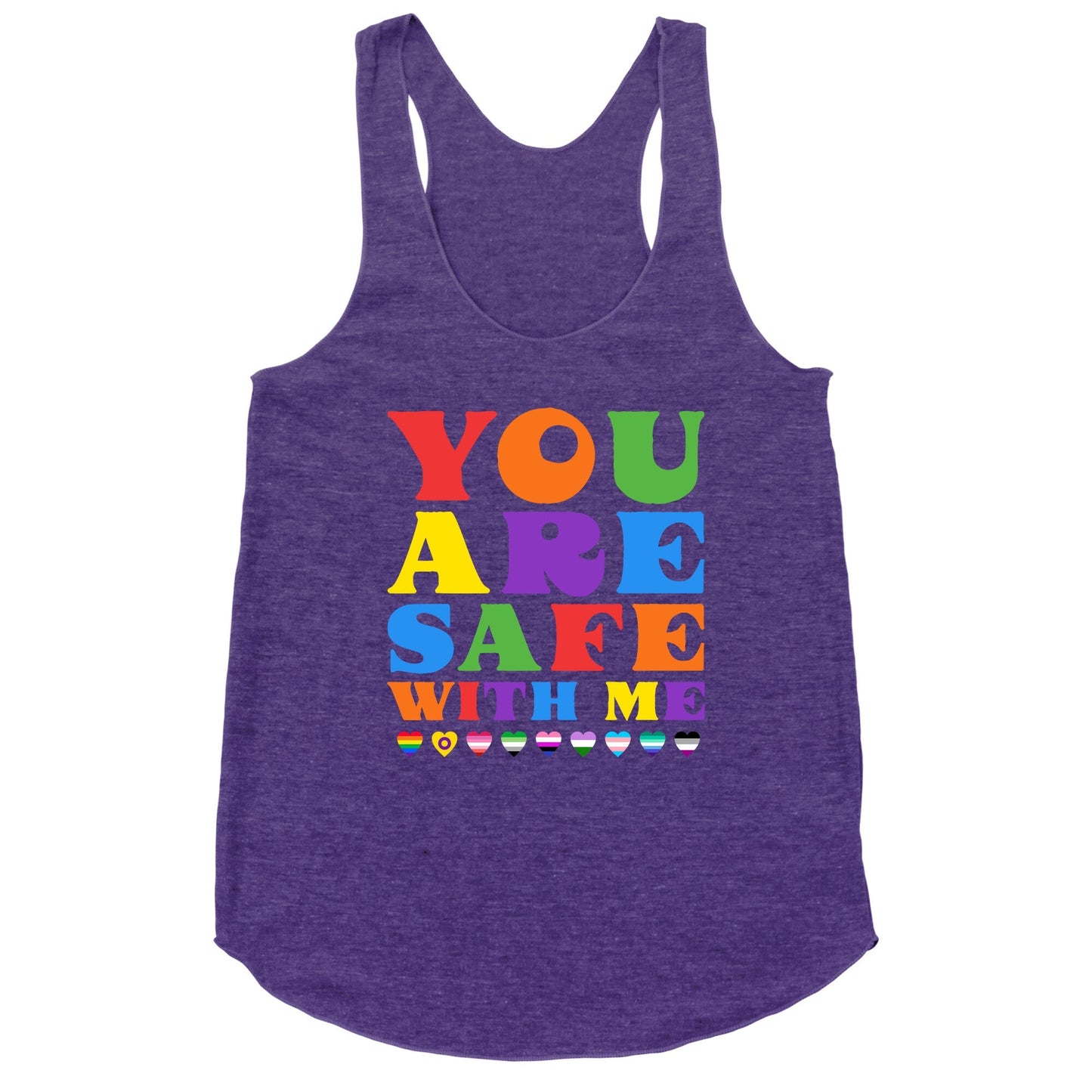 You Are Safe With Me Racerback Tank