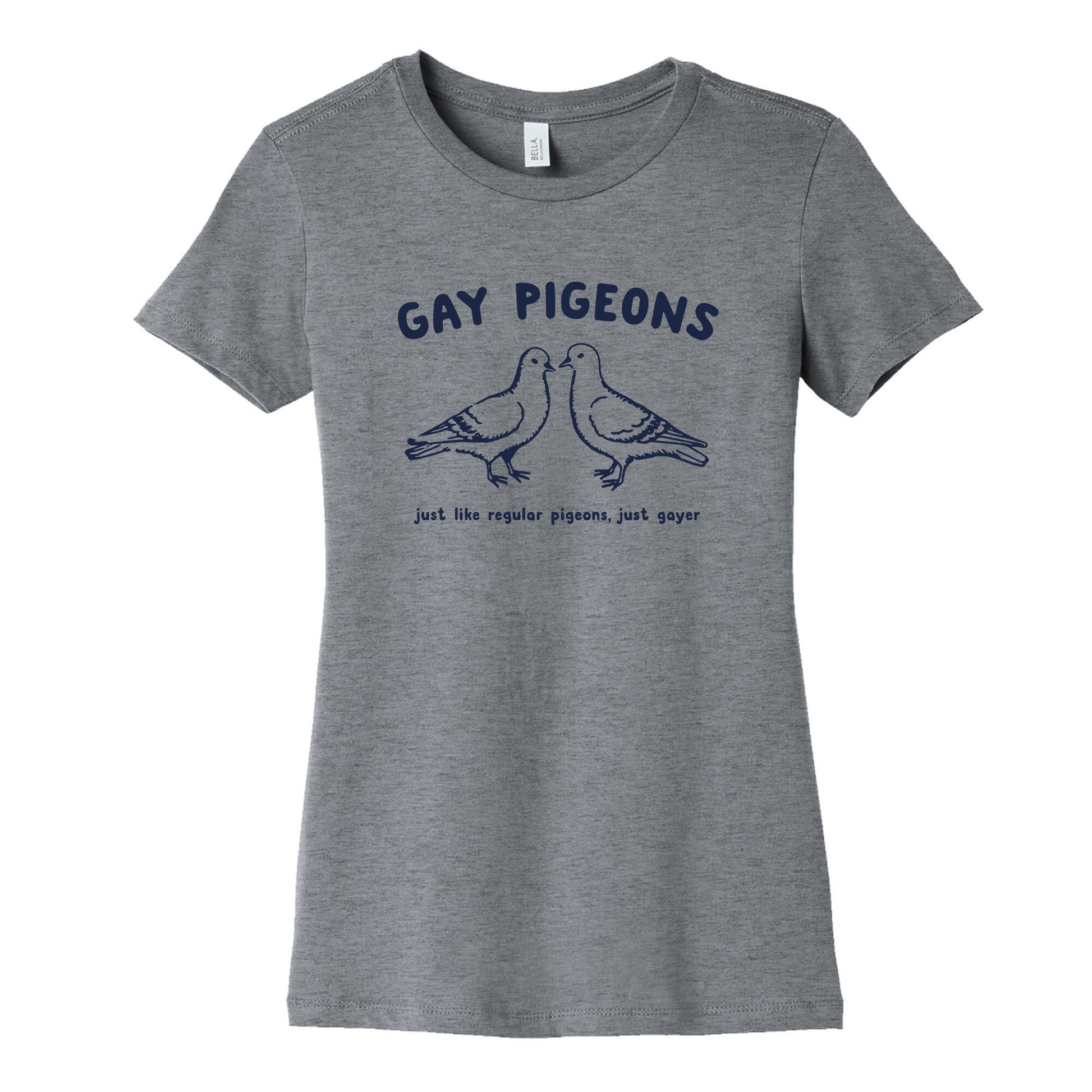Gay Pigeons Womens Cotton Tee