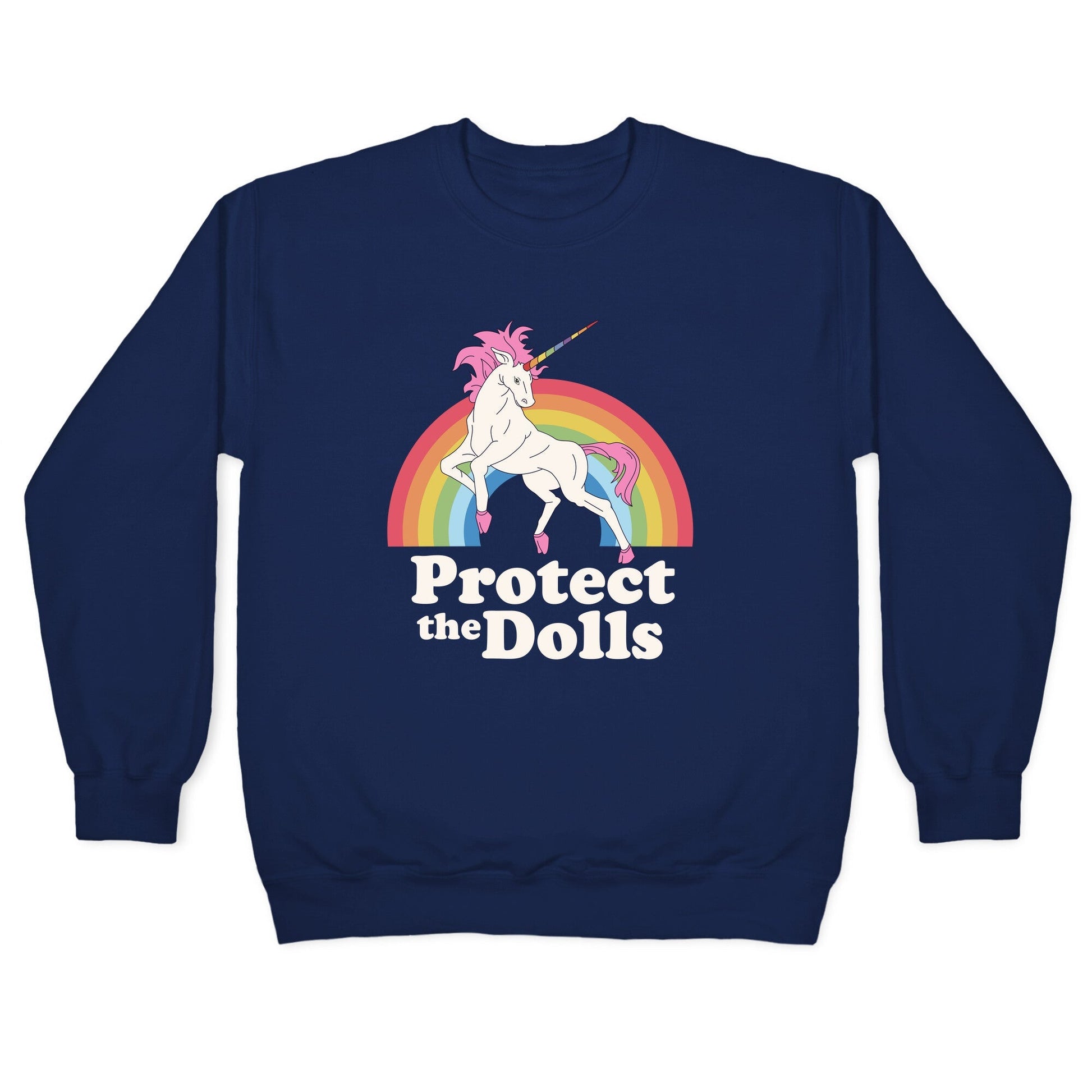 Protect The Dolls Unicorn Crewneck Sweatshirt