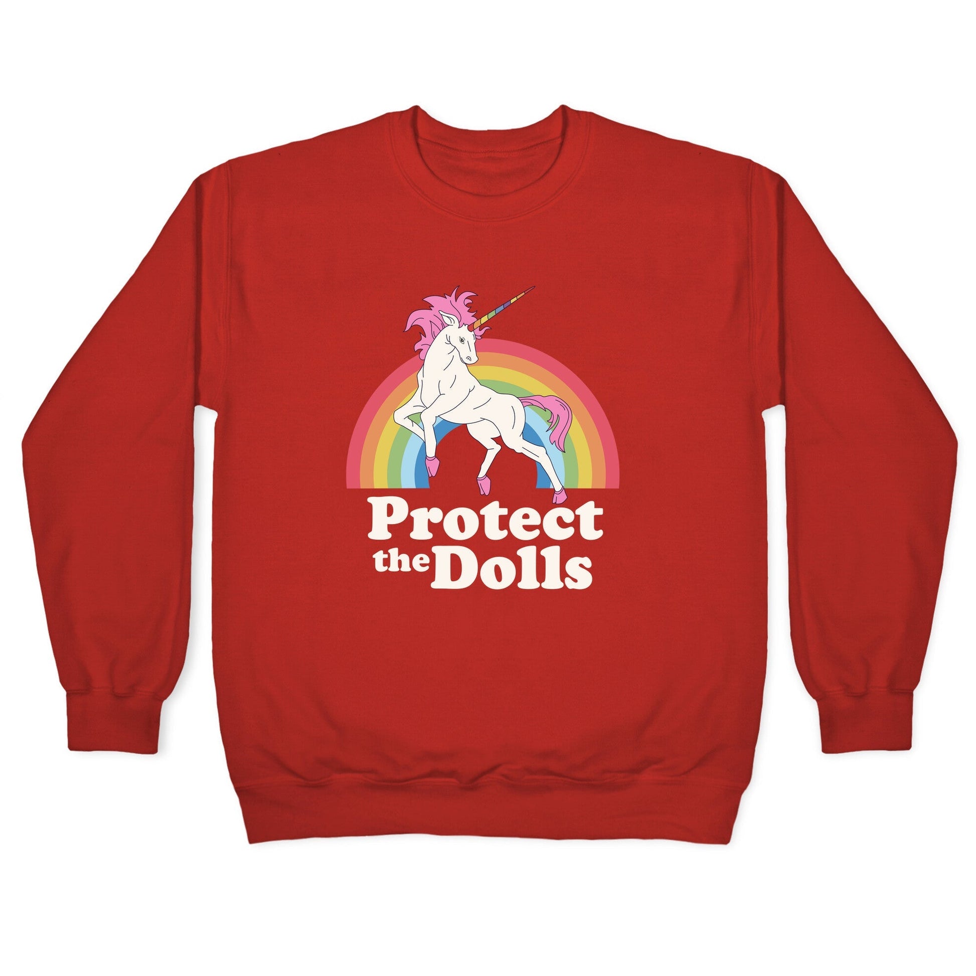 Protect The Dolls Unicorn Crewneck Sweatshirt