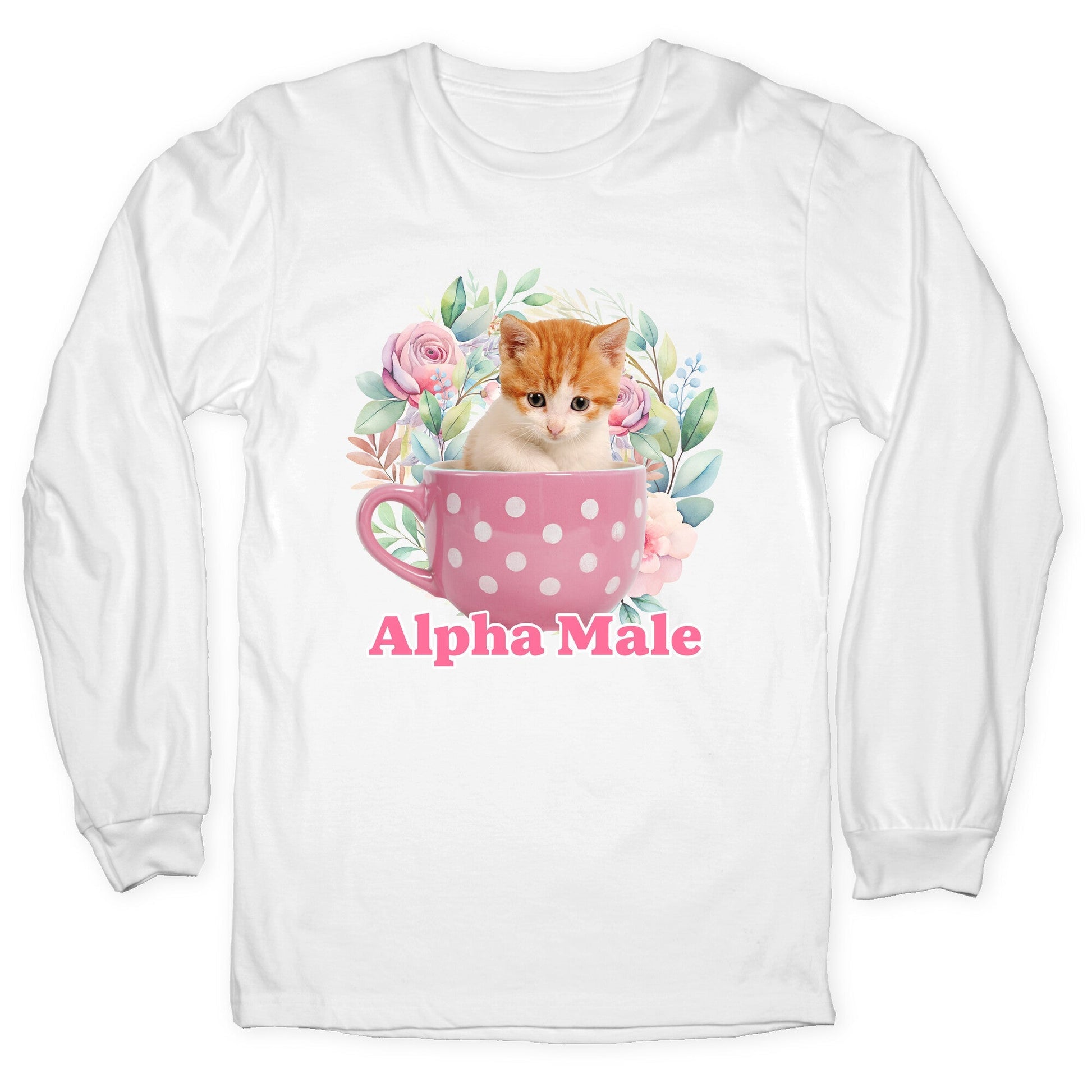 Alpha Male Kitten Longsleeve Tee