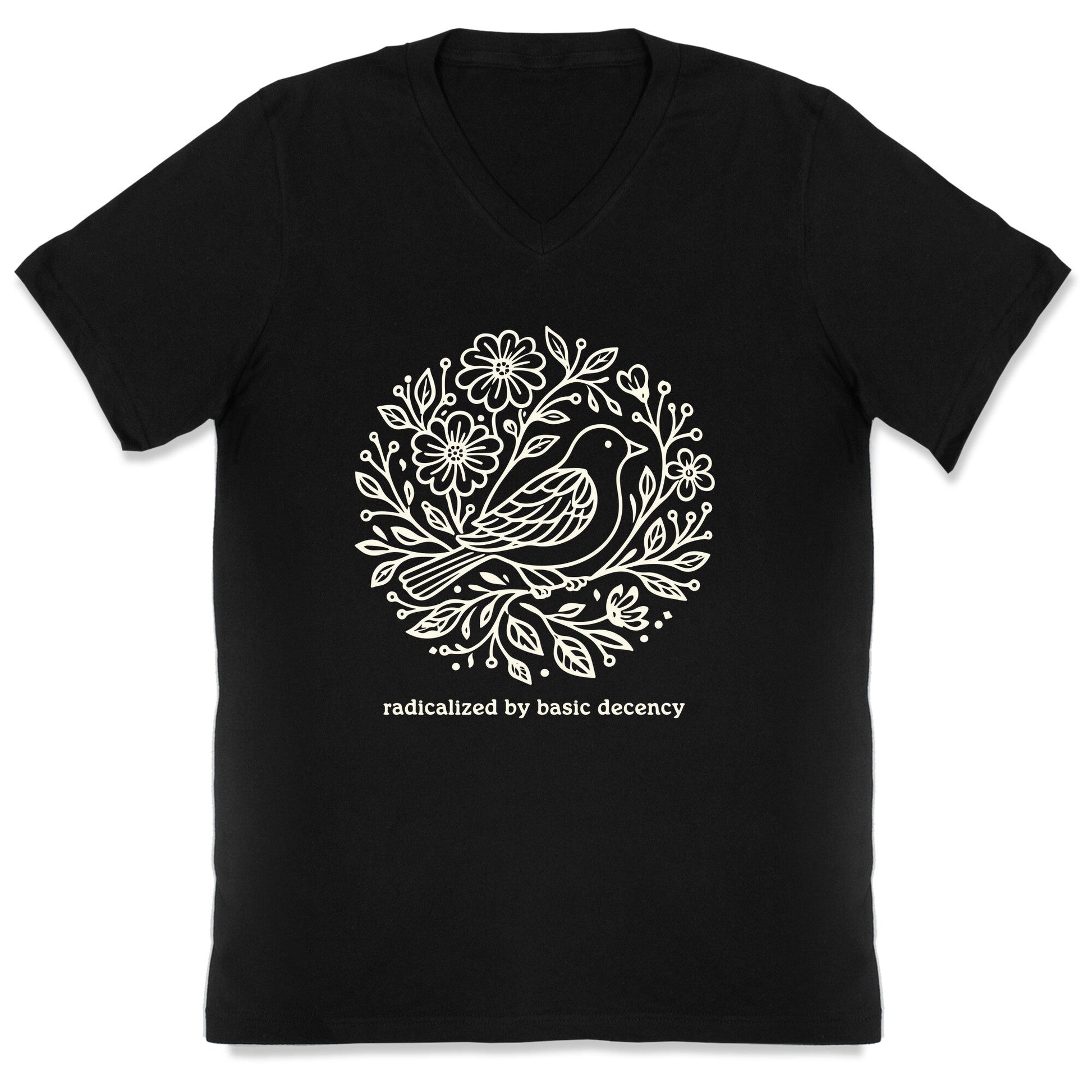 Radicalized By Basic Decency V-Neck