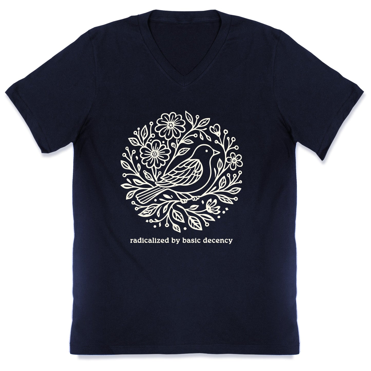 Radicalized By Basic Decency V-Neck