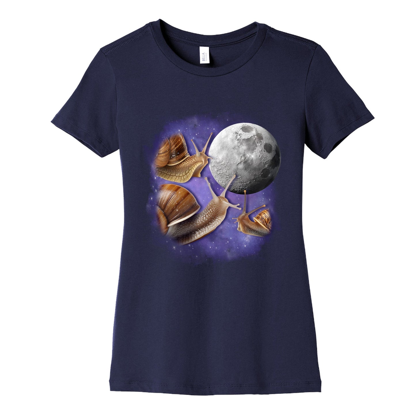 Yearning Snails Womens Cotton Tee
