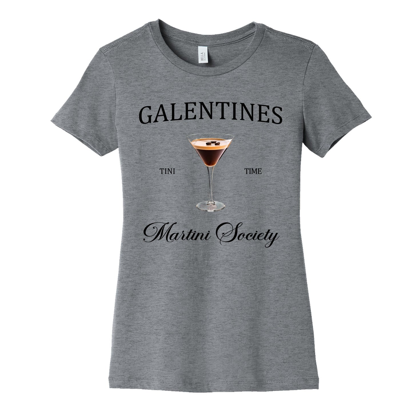 Galentines Tini Time Womens Cotton Tee