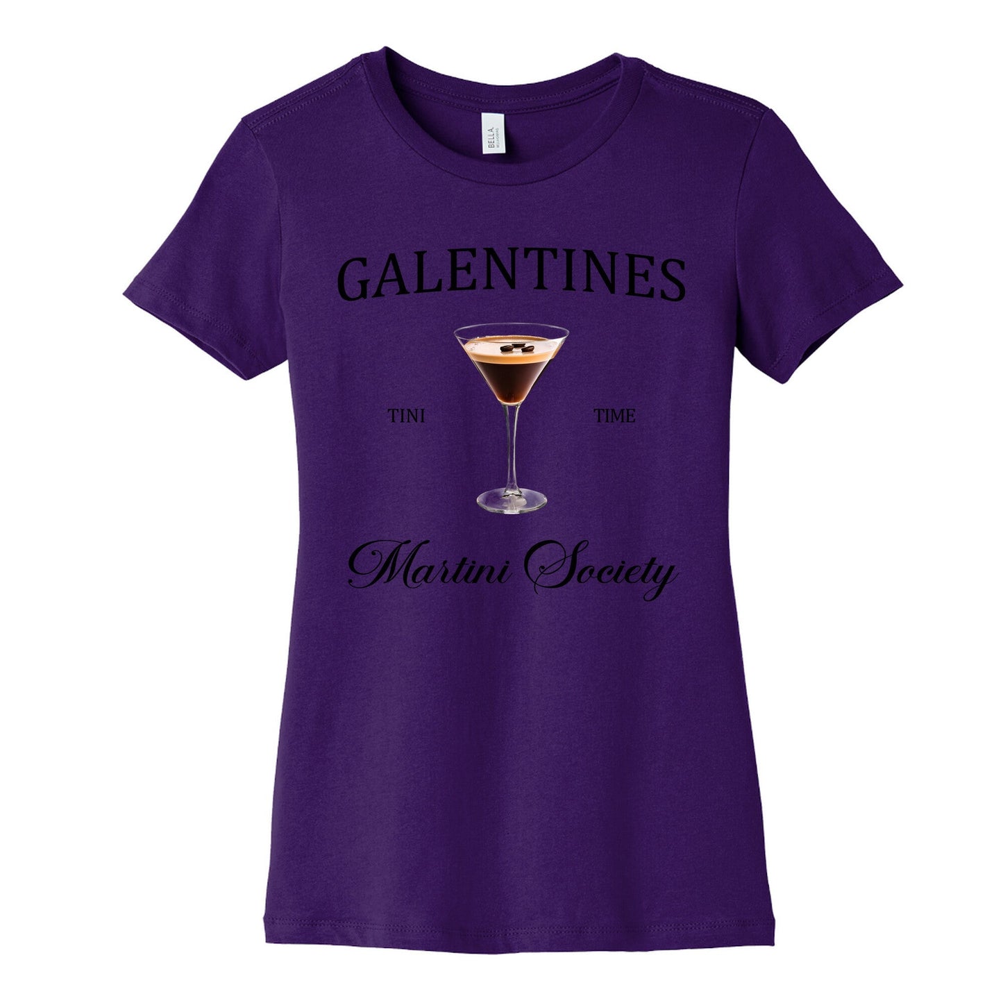 Galentines Tini Time Womens Cotton Tee