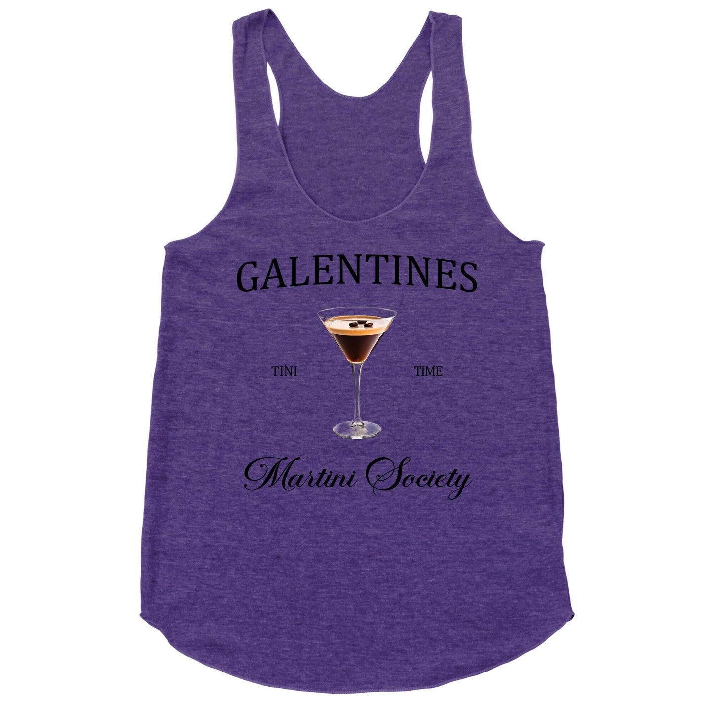 Galentines Tini Time Racerback Tank