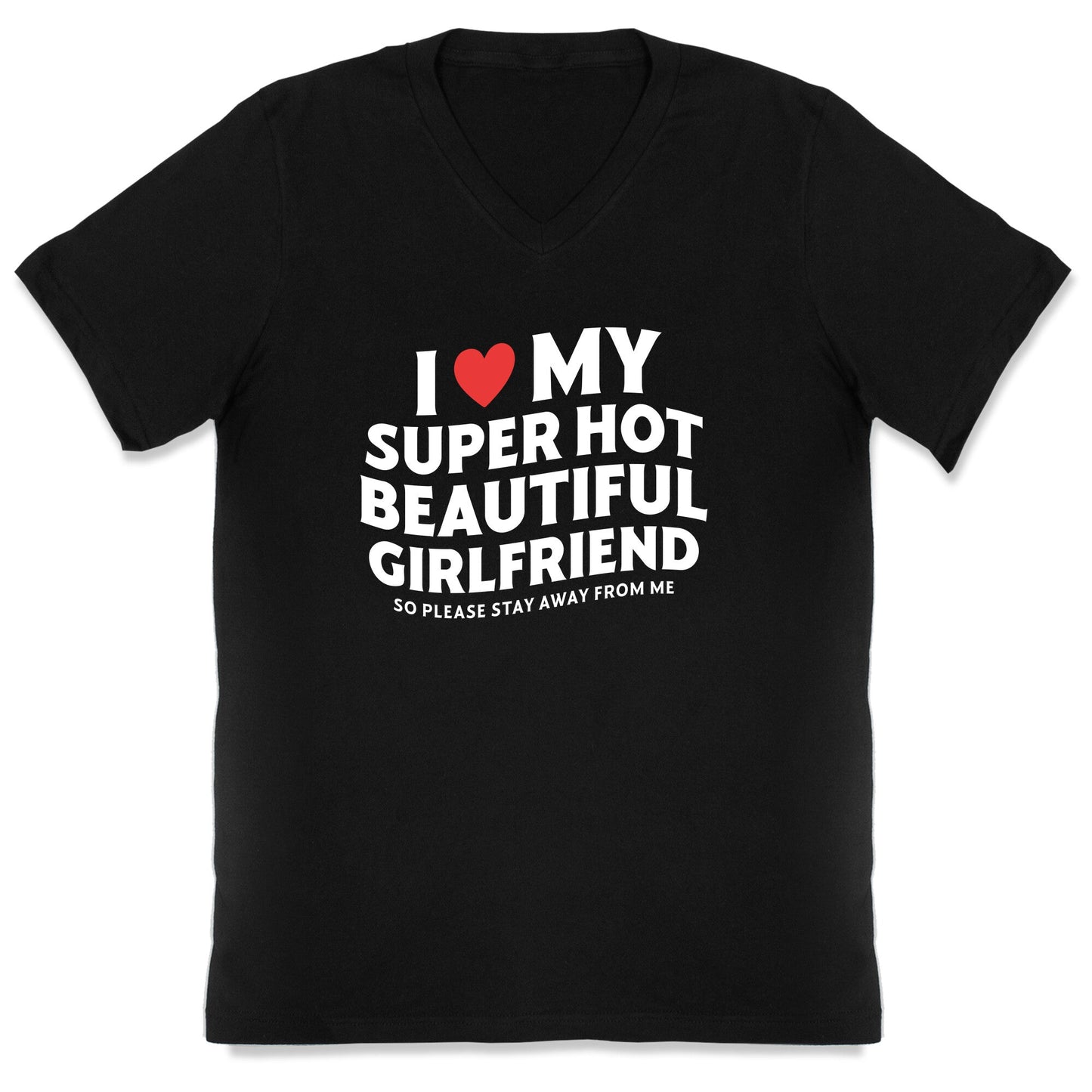 I Love My Girlfriend V-Neck