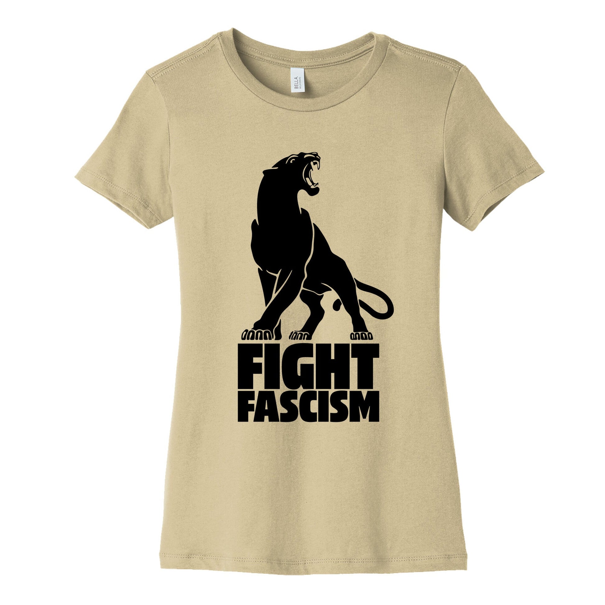 Fight Fascism Womens Cotton Tee