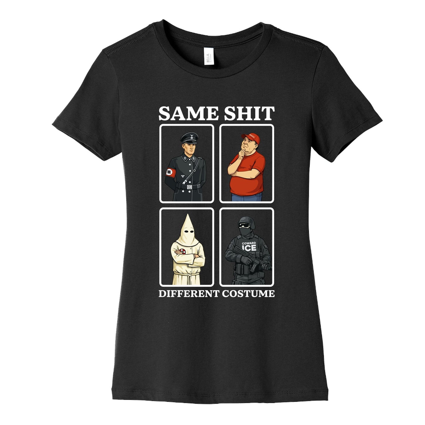 Same Shit Different Costume Womens Cotton Tee