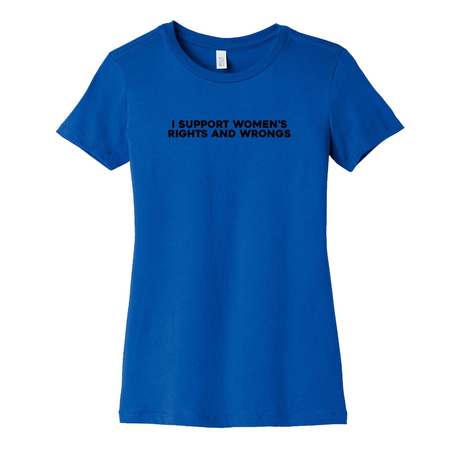 Womens Rights And Wrongs Womens Cotton Tee