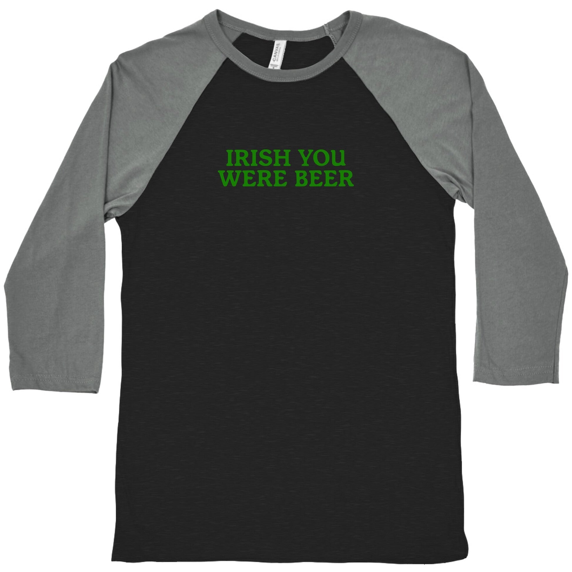 Irish You Were Beer Baseball Tee