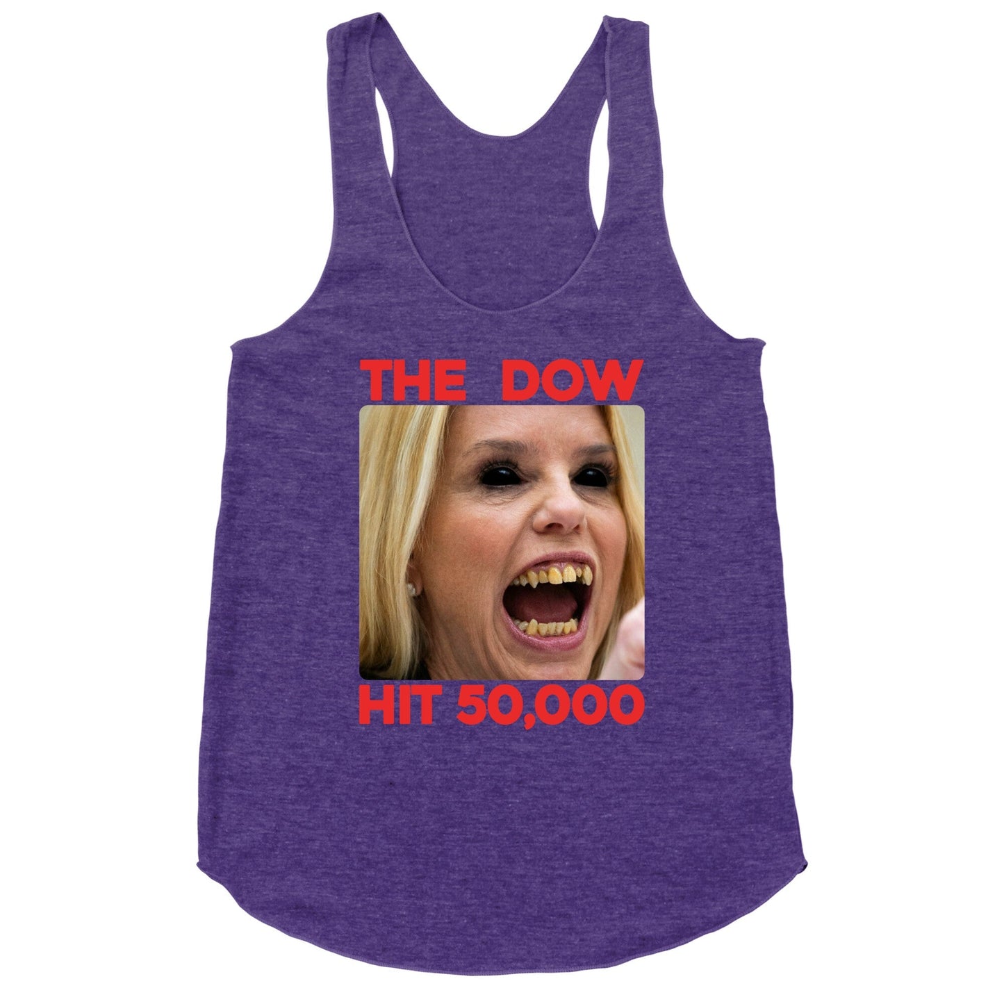 Bondi The DOW Hit 50,000 Racerback Tank