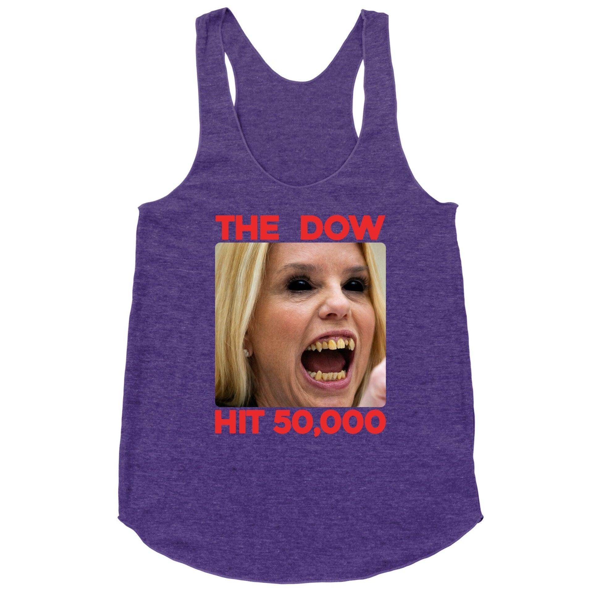 Bondi The DOW Hit 50,000 Racerback Tank