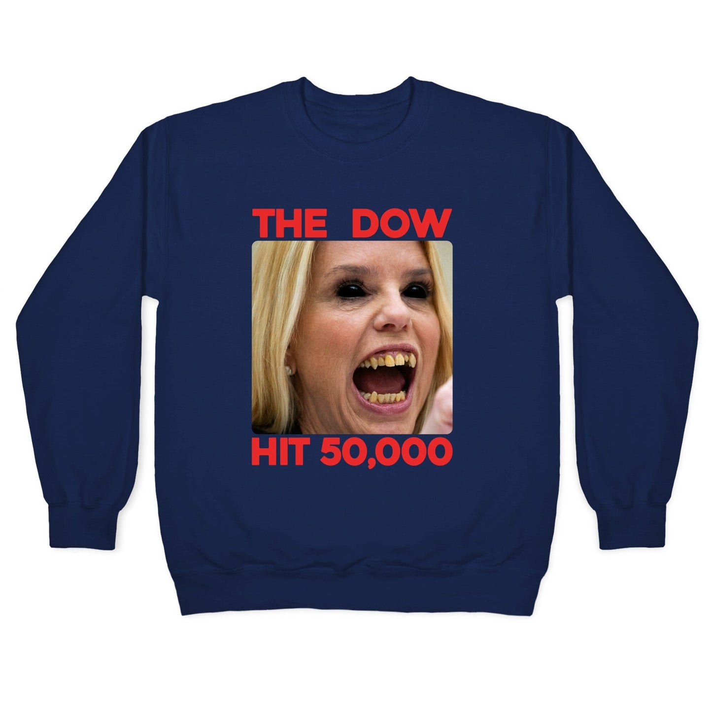 Bondi The DOW Hit 50,000 Crewneck Sweatshirt