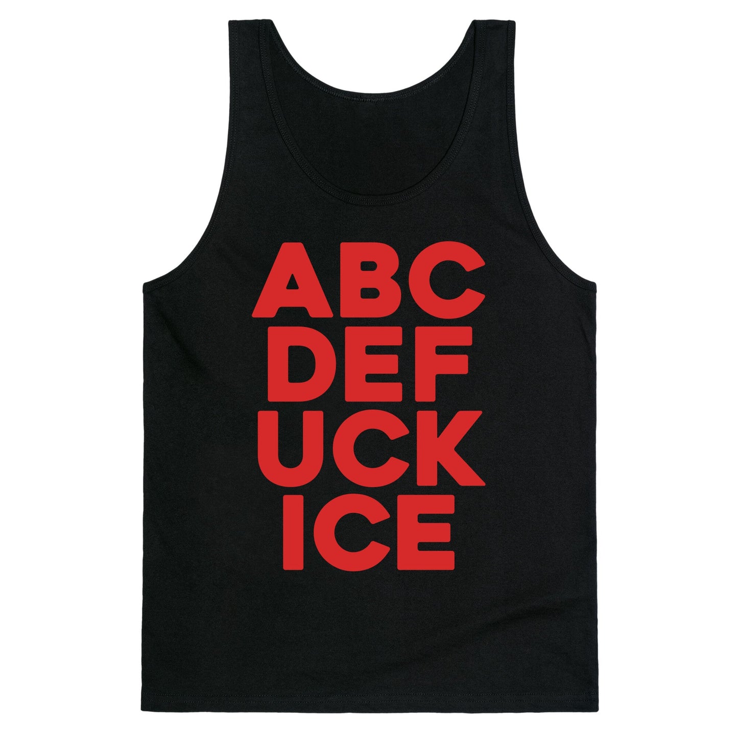 Fuck ICE Alphabet Tank Top