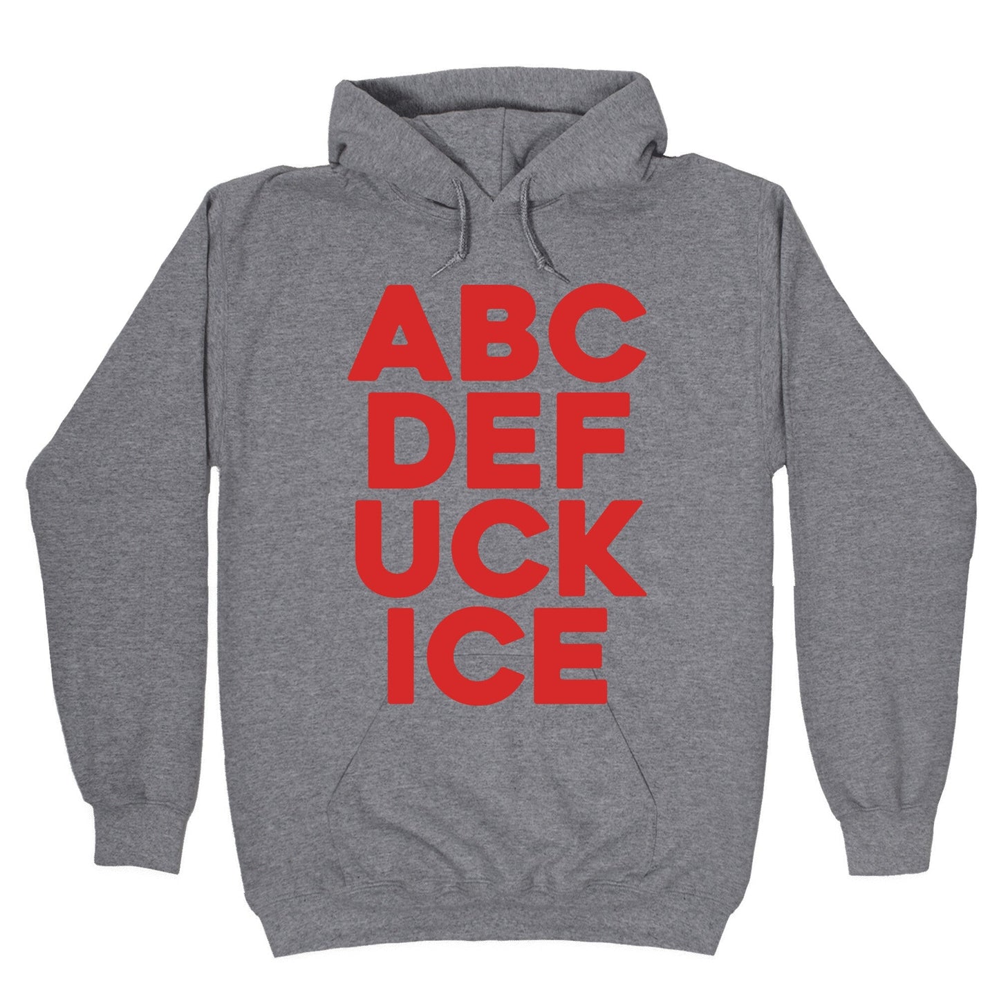 Fuck ICE Alphabet Hoodie