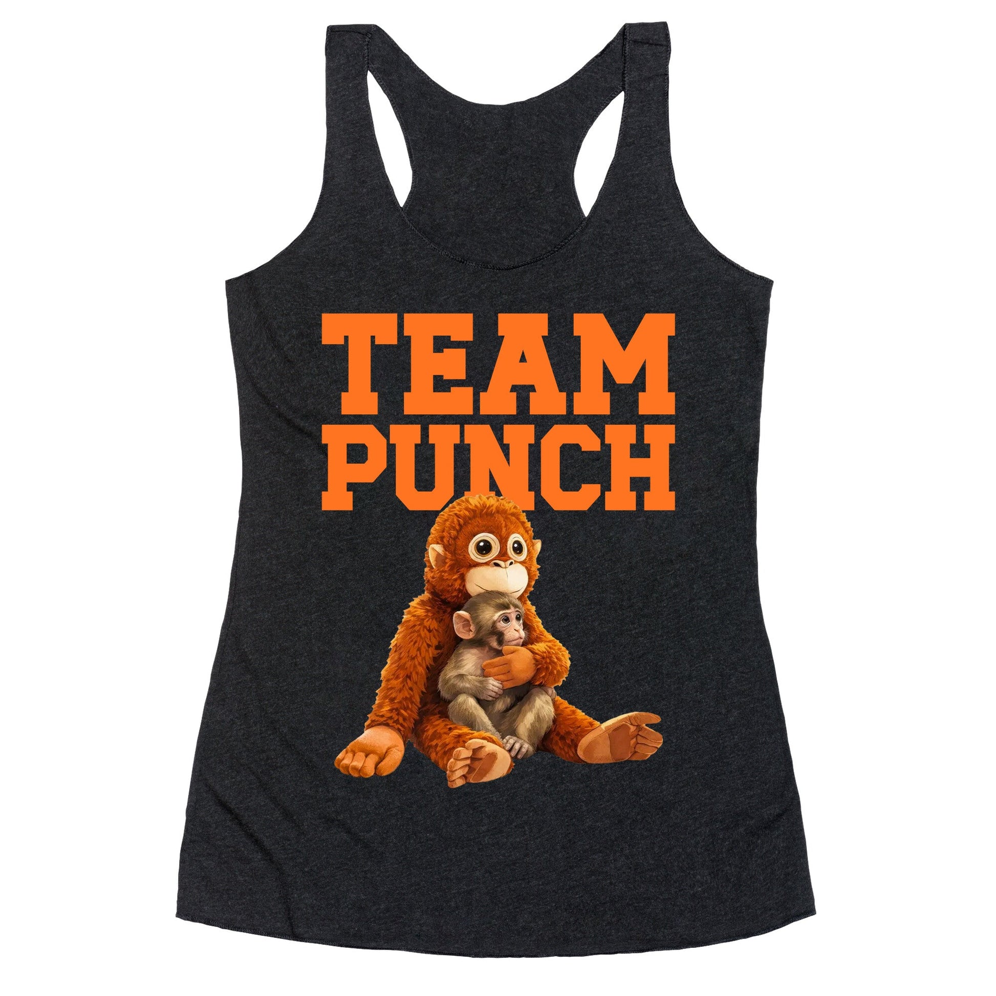 Punch The Monkey Racerback Tank