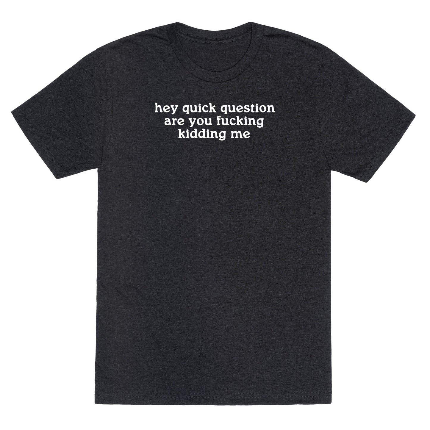 Quick Question Unisex Triblend Tee