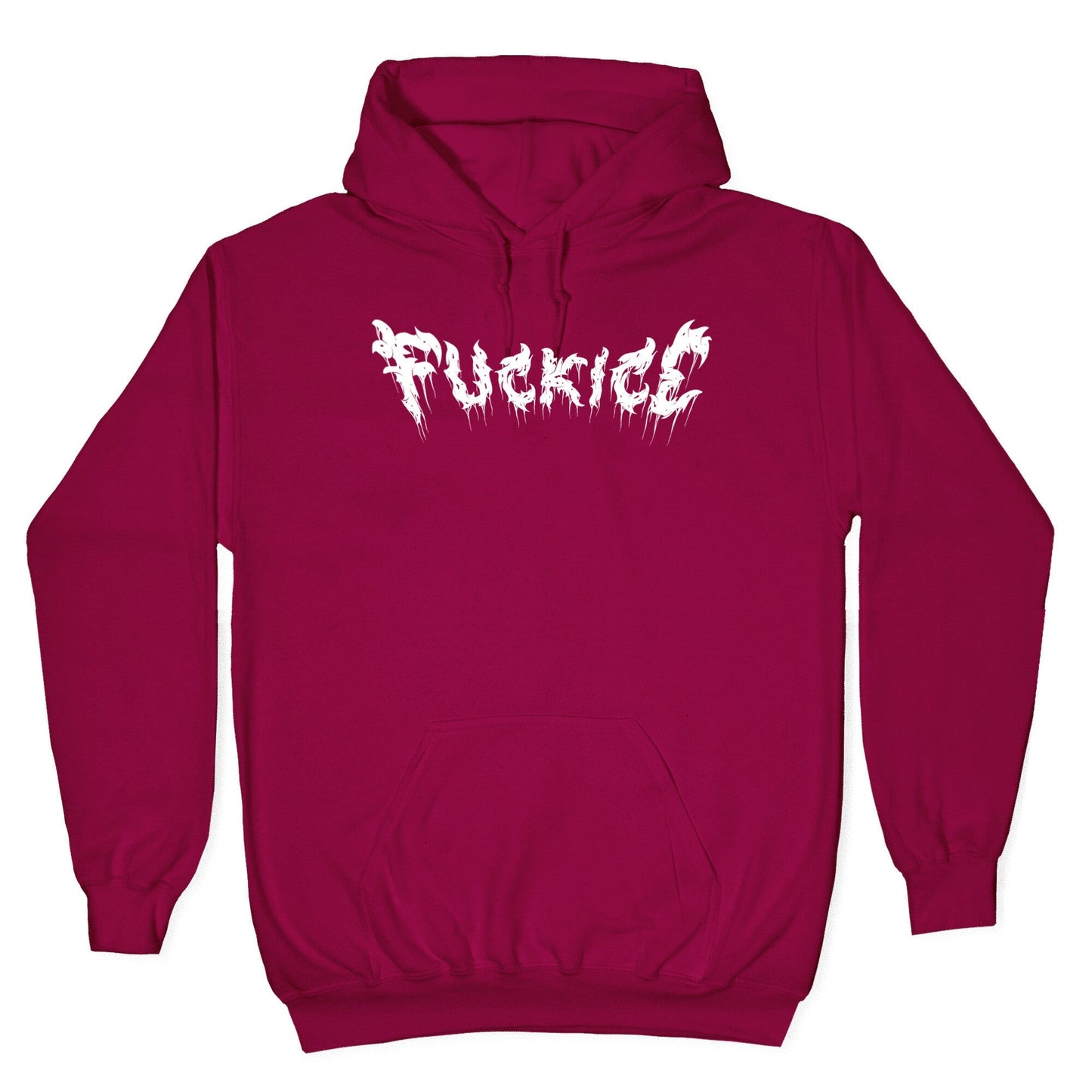 Fuck ICE Metal Logo Hoodie