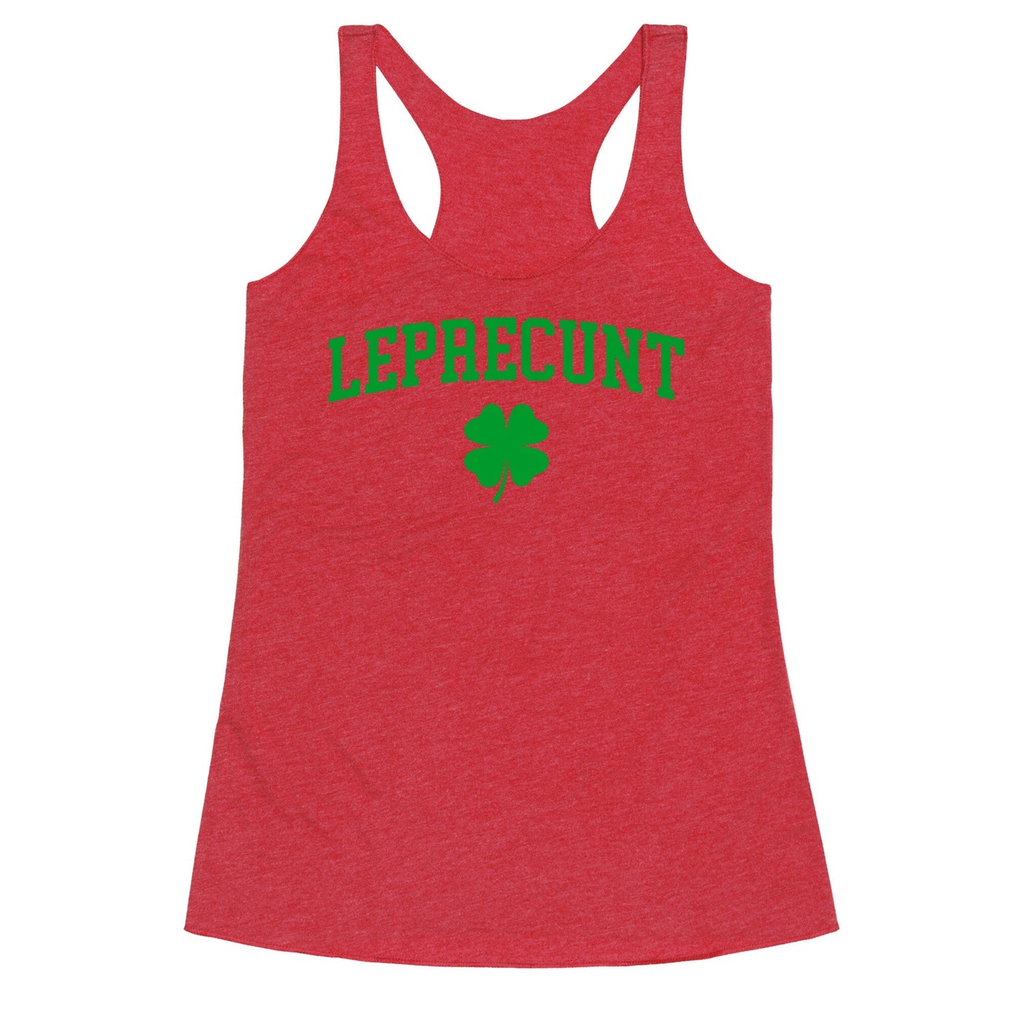 Leprecunt Racerback Tank