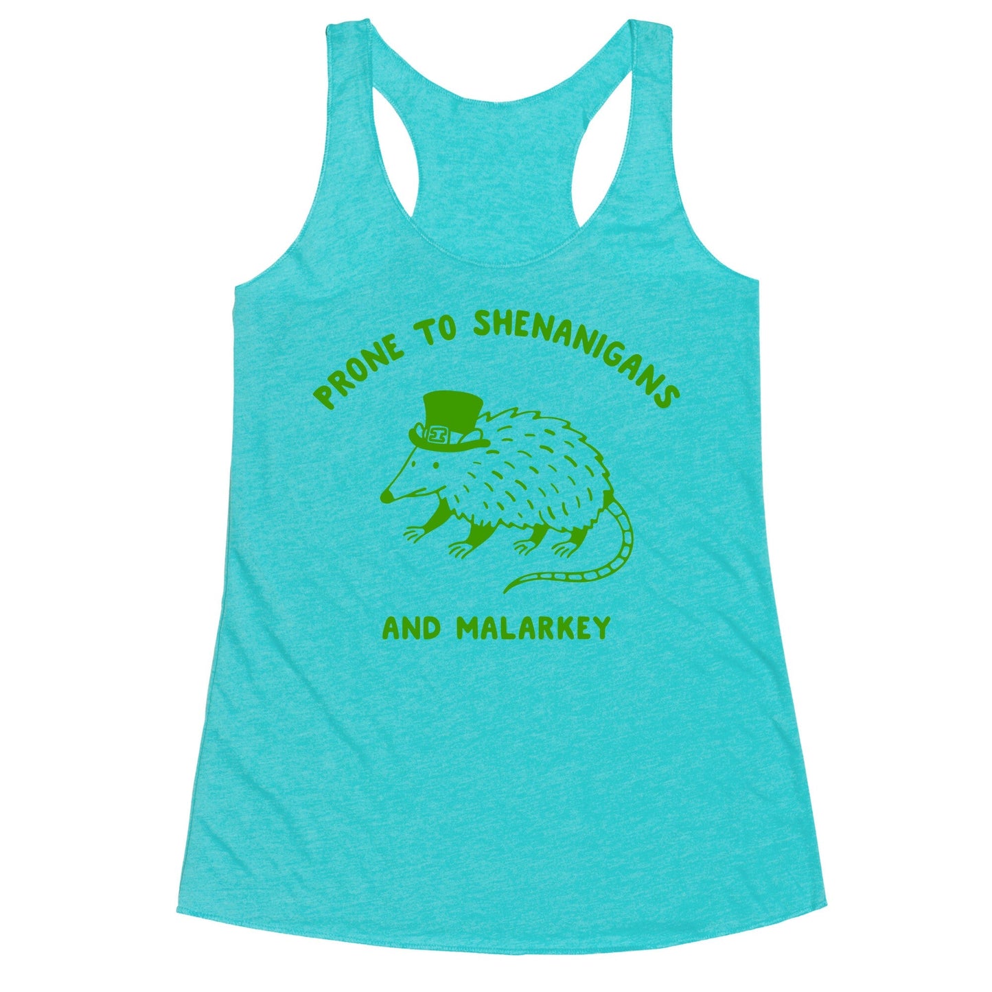 Shenanigans And Malarkey Racerback Tank