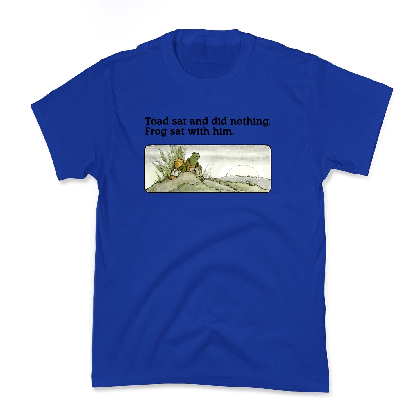 Toad Sat And Did Nothing Kids Tee