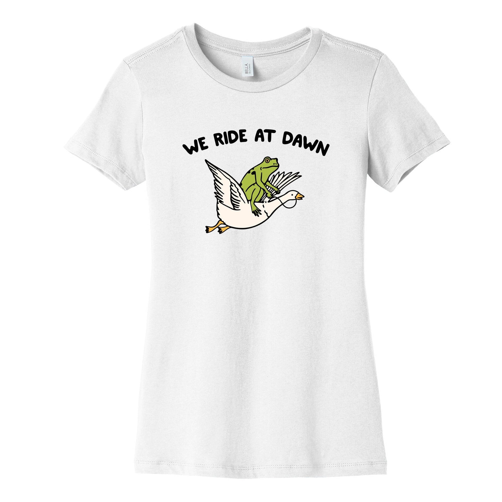 We Ride At Dawn Womens Cotton Tee