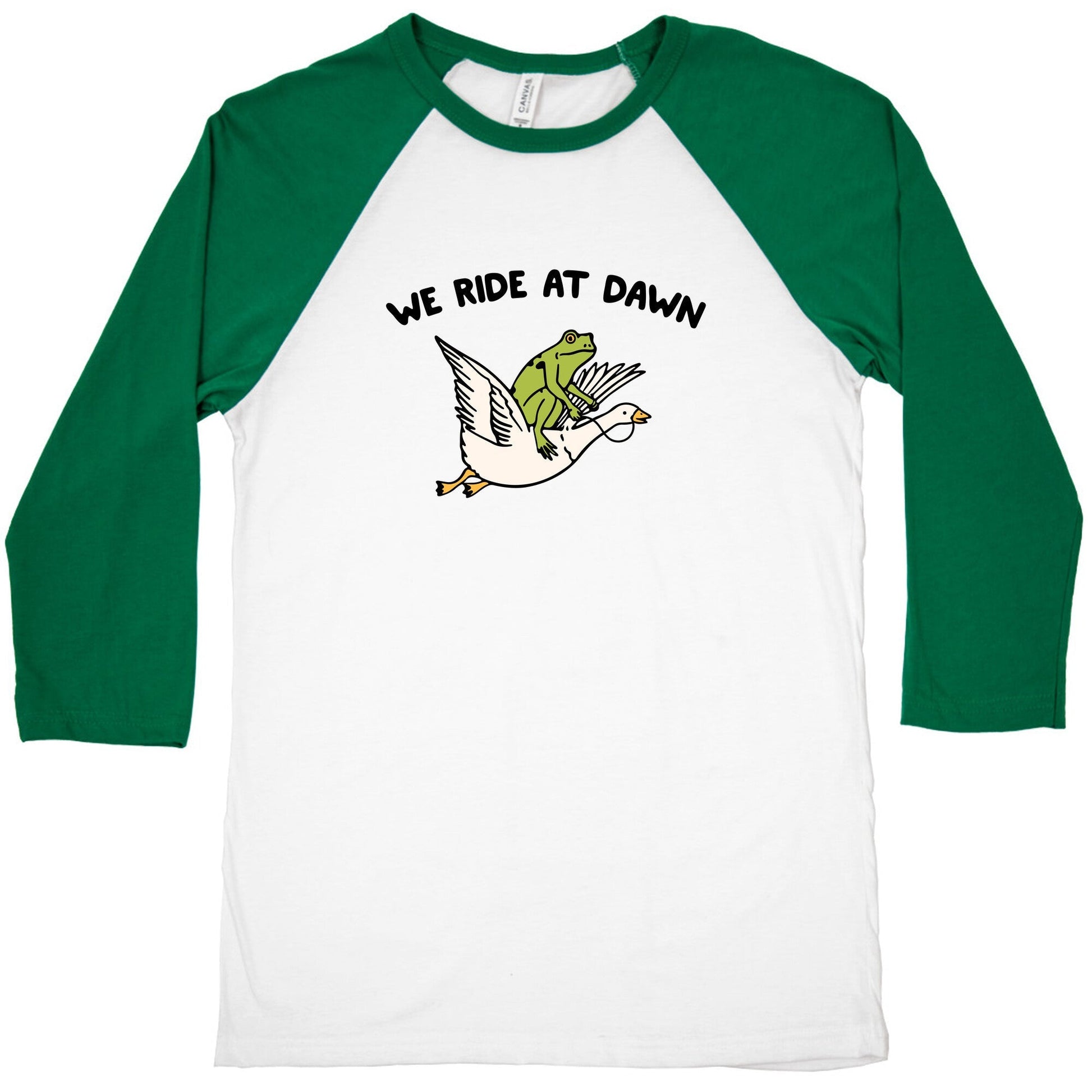 We Ride At Dawn Baseball Tee