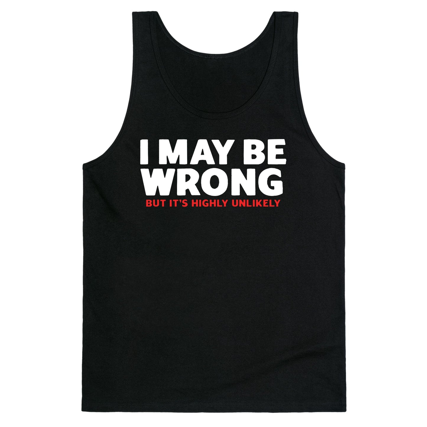 I May Be Wrong Tank Top