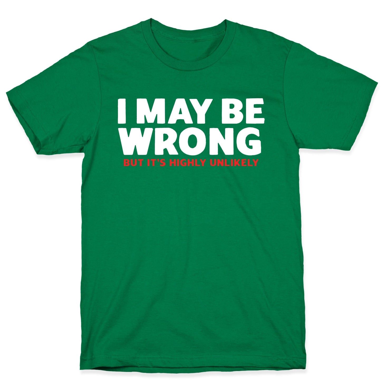 I May Be Wrong T-Shirt