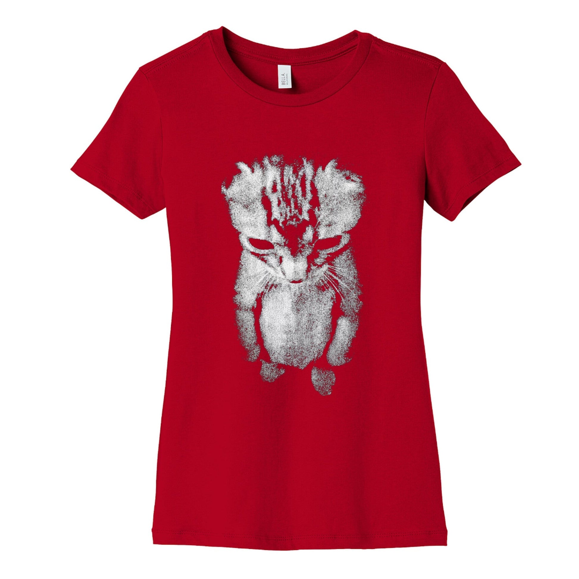 Sad Little Cat Womens Cotton Tee