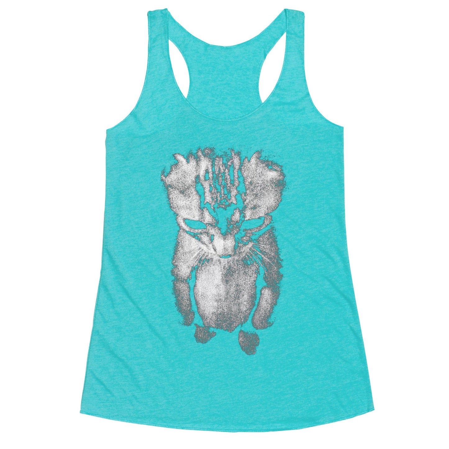 Sad Little Cat Racerback Tank