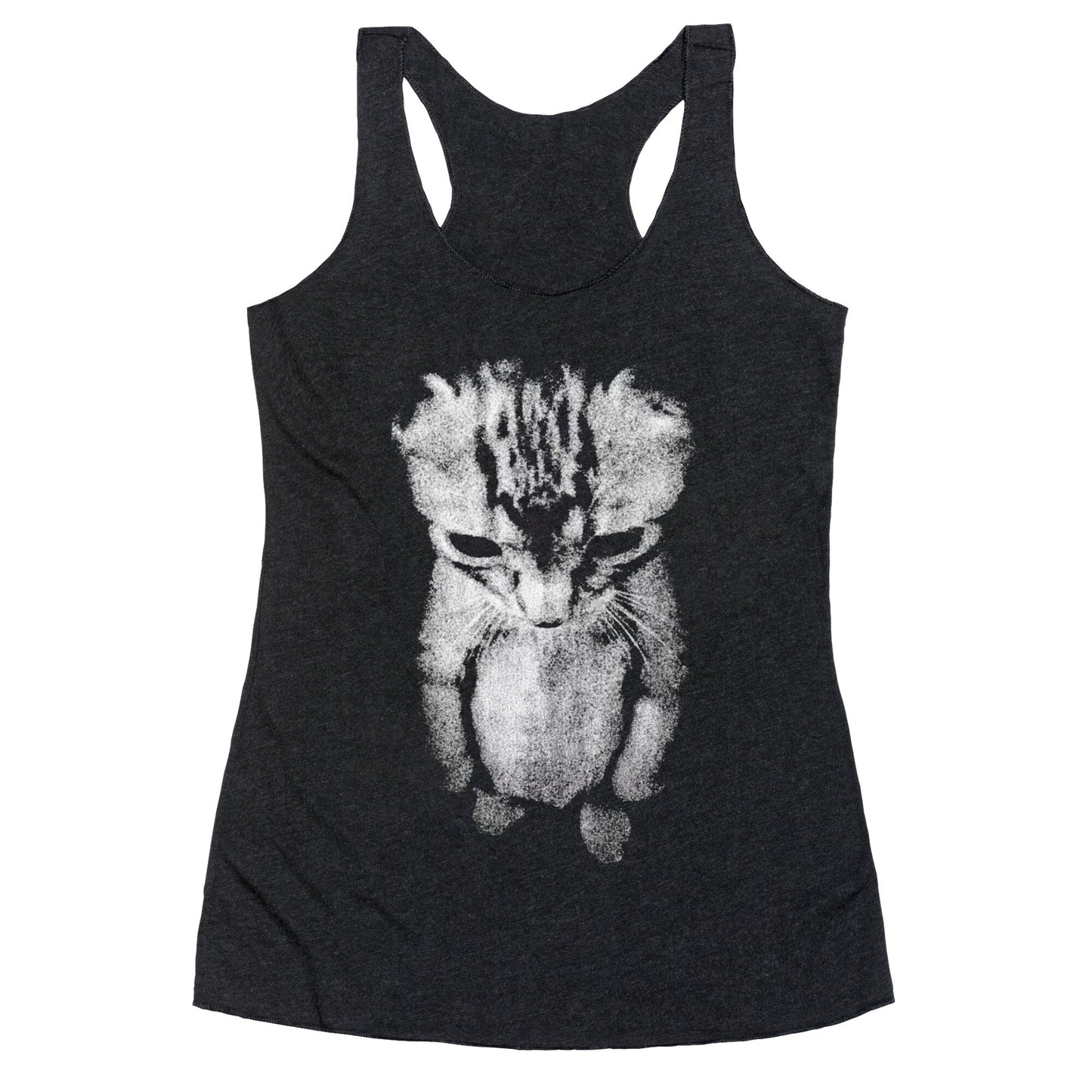 Sad Little Cat Racerback Tank