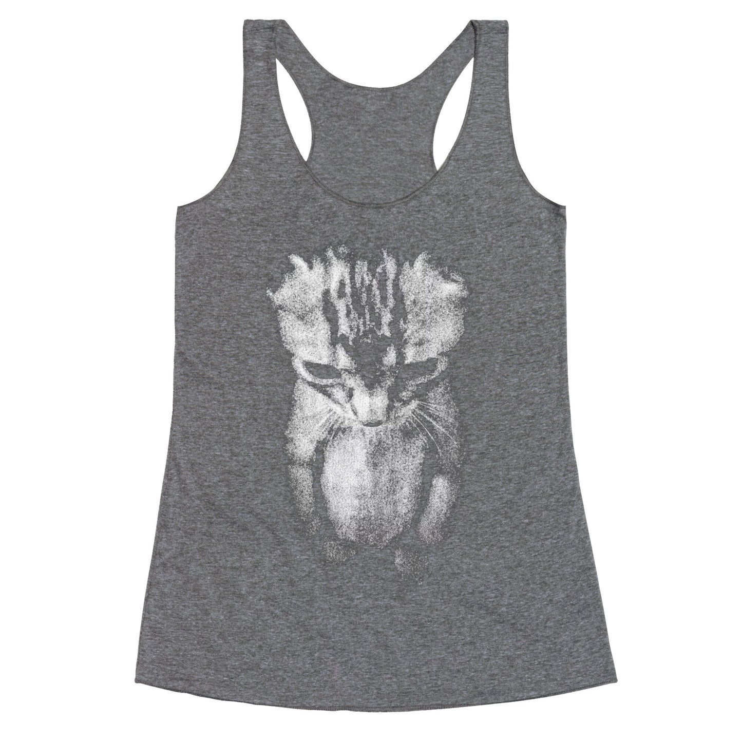 Sad Little Cat Racerback Tank