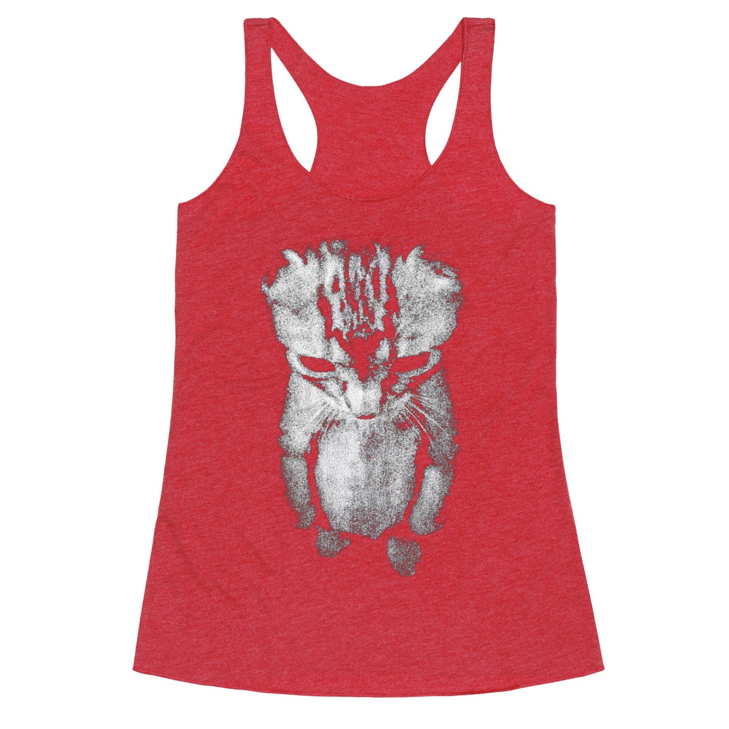 Sad Little Cat Racerback Tank