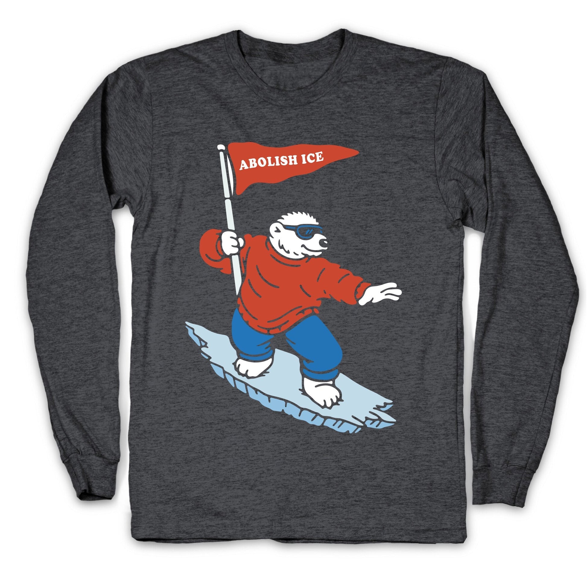 Abolish ICE Bear Longsleeve Tee