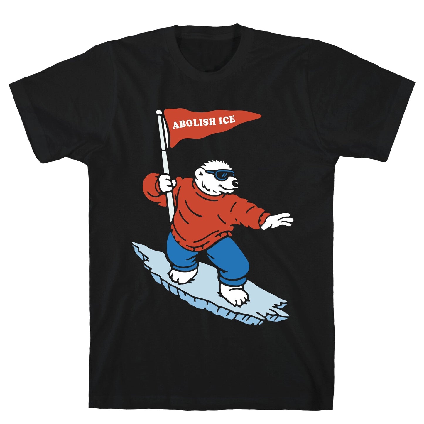 Abolish ICE Bear T-Shirt