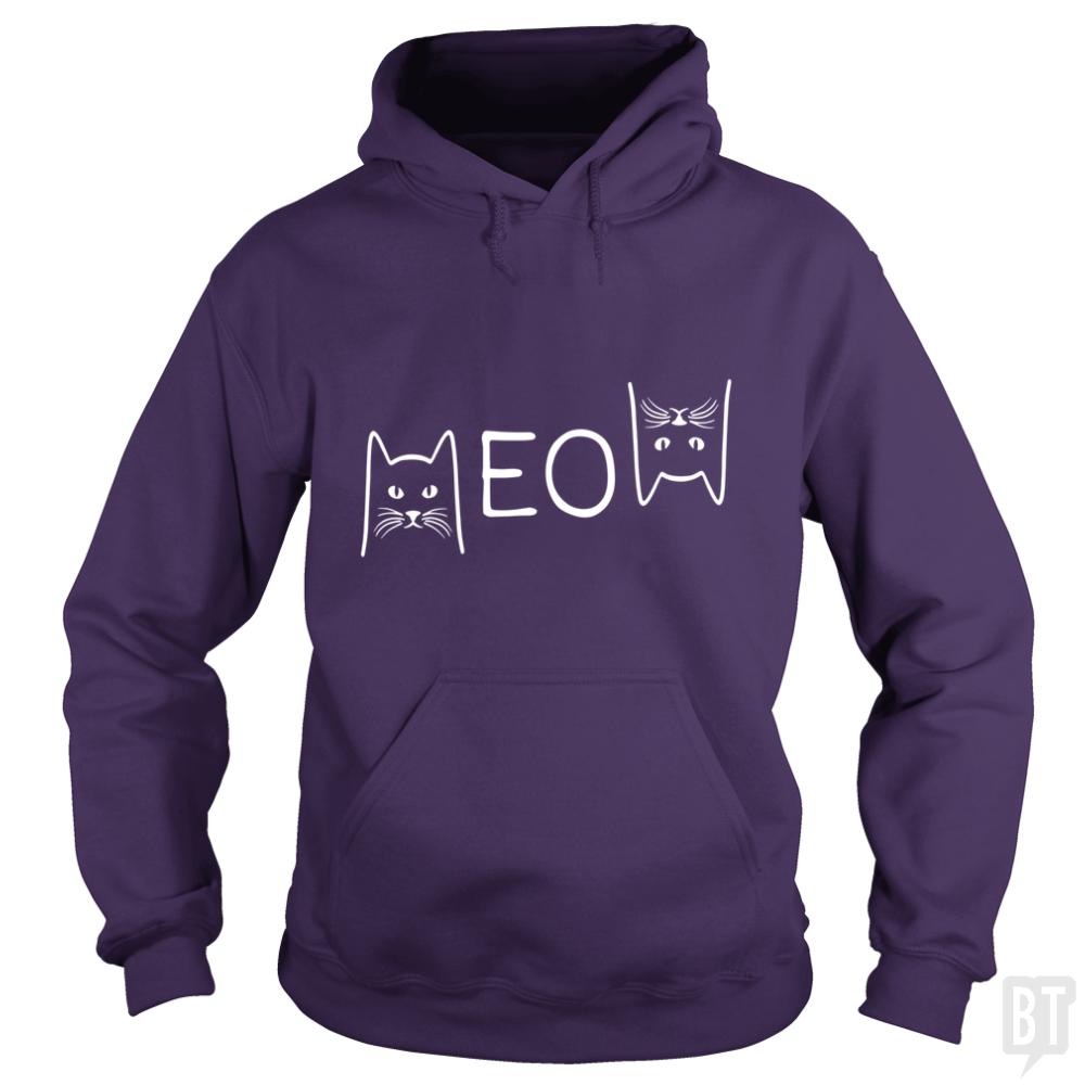 Funny Cats Meow Cat Hoodie