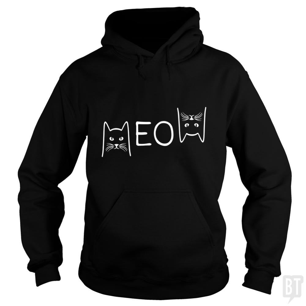 Funny Cats Meow Cat Hoodie