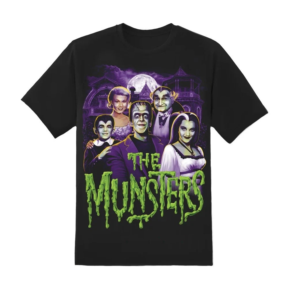 Authentic Rock Rebel The Munsters Collage T-Shirt S-2XL NEW