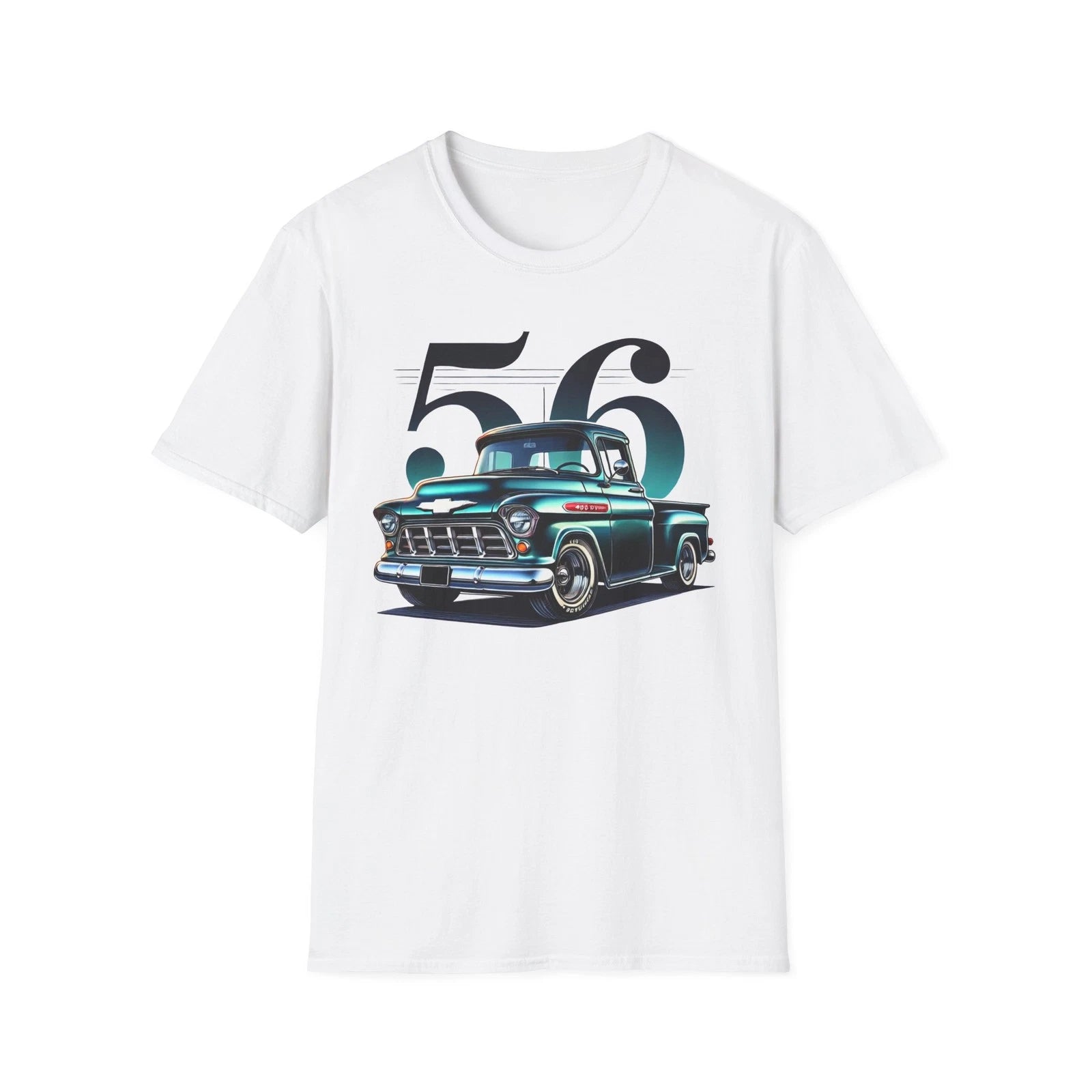 1956 Chevy 3100 Pickup T-Shirt Classic Truck Vintage Hot Rod Retro Graphic Tee
